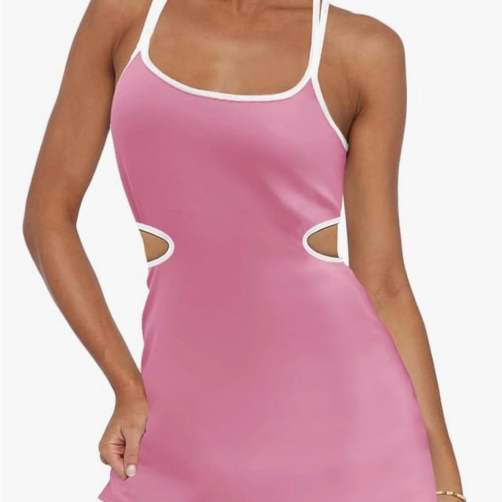 Pink Cutout Dress